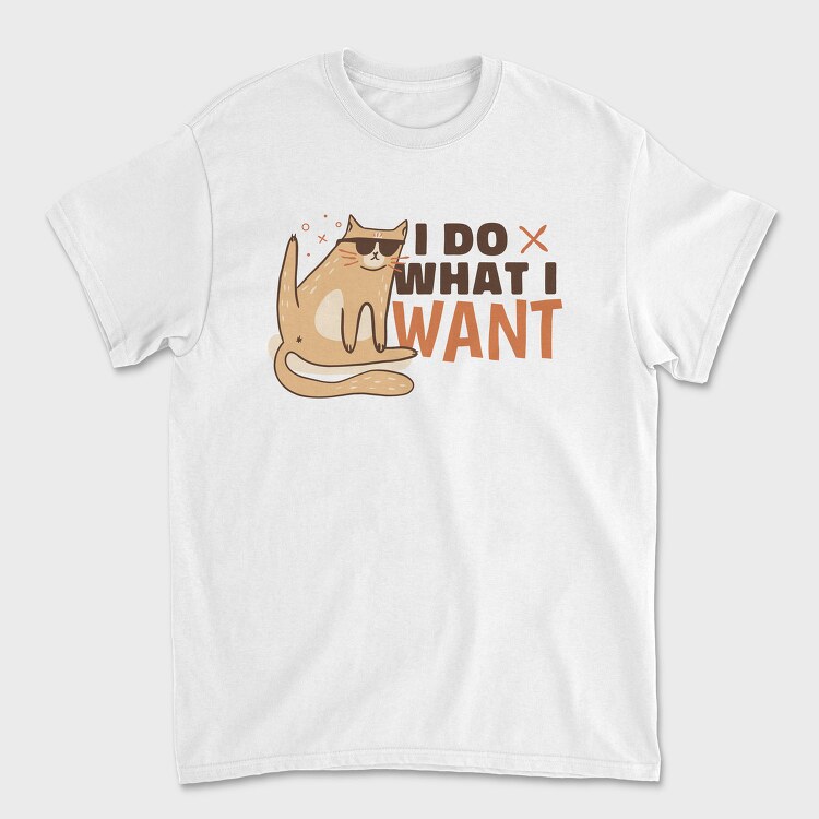Do What I Want Funny Cat Sunglasses Creators Ep, Tricou Barbati (Unisex)