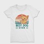 Dog And Human Retro Sunset Best Ever, Tricou Femei