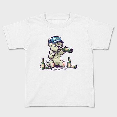 Dog Drinking Beer, Tricou Copii