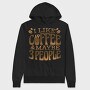 Funny Coffee Quote I Like, Hanorac Oversize Barbati (Unisex)