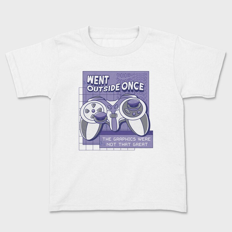 Funny Gamer Quote Bad Graphics, Tricou Copii