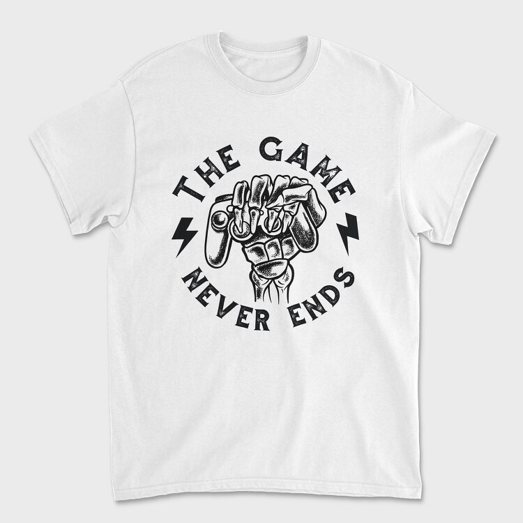 Funny Gaming Quote Skeleton Hand, Tricou Barbati (Unisex)