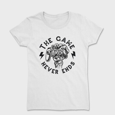 Funny Gaming Quote Skeleton Hand, Tricou Femei