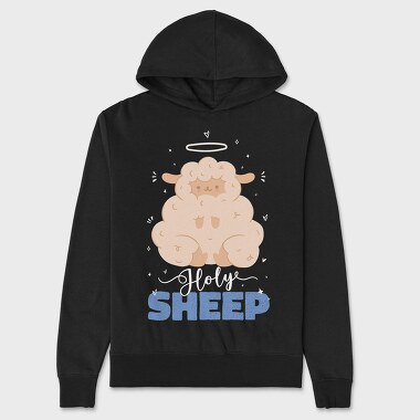 Funny Holy Sheep, Hanorac Oversize Barbati (Unisex)