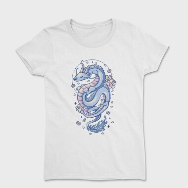 Floral Asian Dragon, Tricou Femei