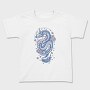 Floral Asian Dragon, Tricou Copii