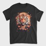 Floral Japanese Tiger Japanesse, Tricou Barbati (Unisex)