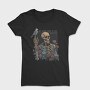 Floral Skeleton With A Bird Dove Life, Tricou Femei
