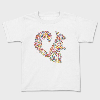 Floral Squirrel, Tricou Copii
