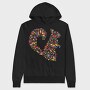 Floral Squirrel, Hanorac Oversize Barbati (Unisex)