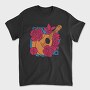 Flower Guitar Uke Flowers, Tricou Barbati (Unisex)
