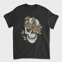 Flower Skull, Tricou Barbati (Unisex)