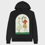Girl With Goose, Hanorac Oversize Barbati (Unisex)