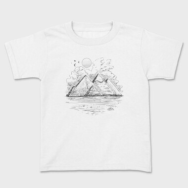 Giza Pyramids Piramids, Tricou Copii