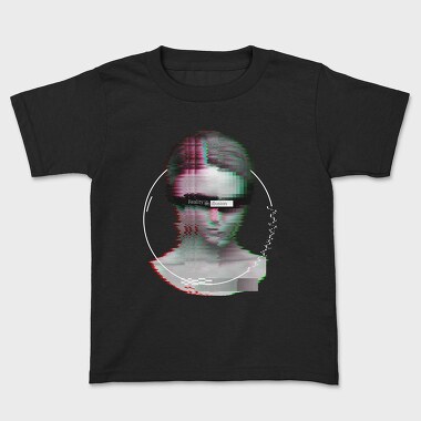 Glitch Front Face, Tricou Copii