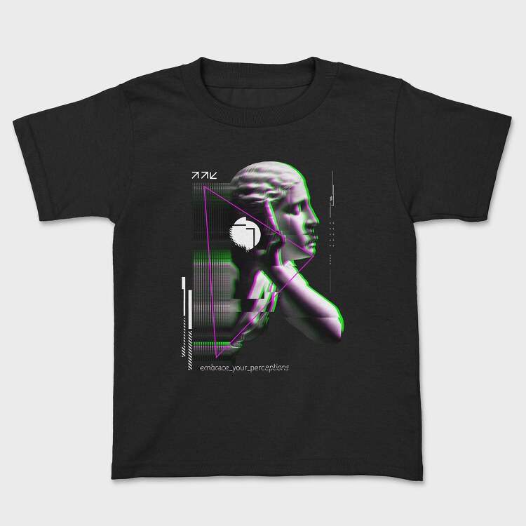 Glitch Sculpture, Tricou Copii