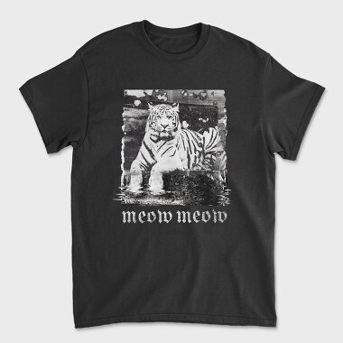 Glitch Tiger Photocopy, Tricou Barbati (Unisex)