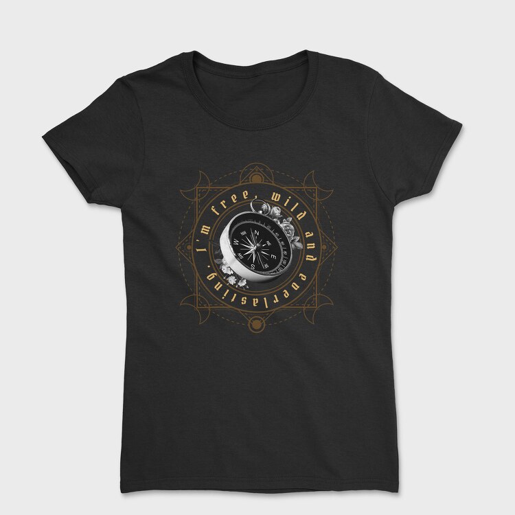 Golden Compass Dark Cottage Tote, Tricou Femei