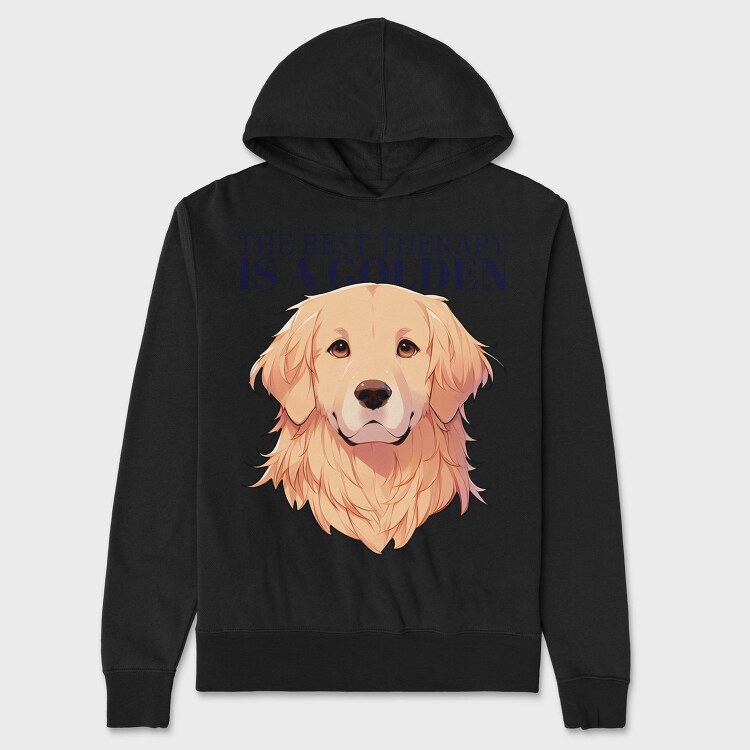 Golden Retriever Therapy, Hanorac Oversize Barbati (Unisex)