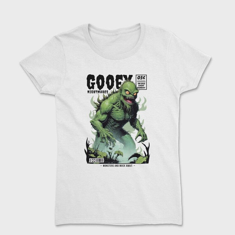 Gooey Monster Comic Goey Trend, Tricou Femei