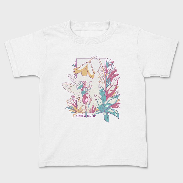 Small Fairy With Flowers Fairy Core 05, Tricou Copii