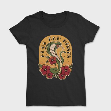 Snake Cobra Tattoo Style, Tricou Femei