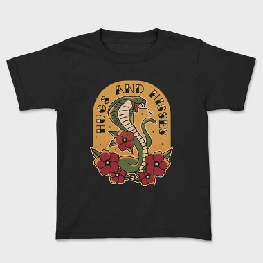 Snake Cobra Tattoo Style, Tricou Copii