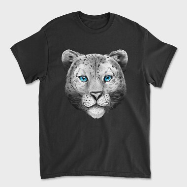 Snow Leopard Portrait, Tricou Barbati (Unisex)