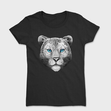 Snow Leopard Portrait, Tricou Femei