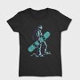 Snowboard Winter Sport Snowboarder, Tricou Femei