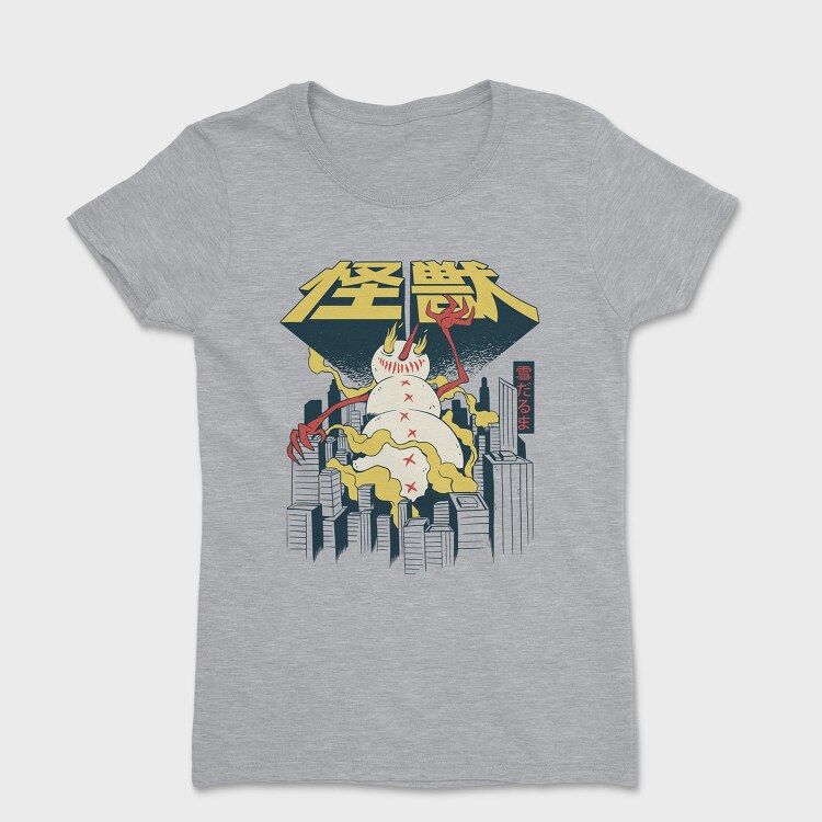 Snowman Monster Japanese Attack, Tricou Femei