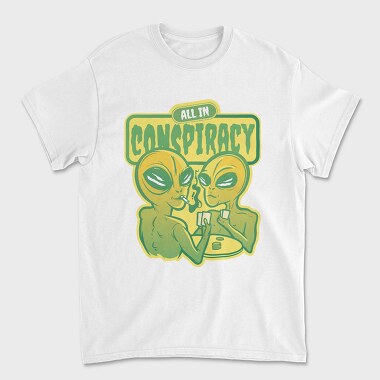 Space Aliens Playing Poker, Tricou Barbati (Unisex)