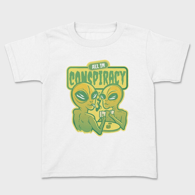 Space Aliens Playing Poker, Tricou Copii