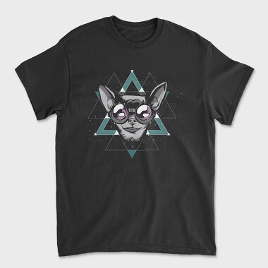 Space Chihuahua Geometry, Tricou Barbati (Unisex)