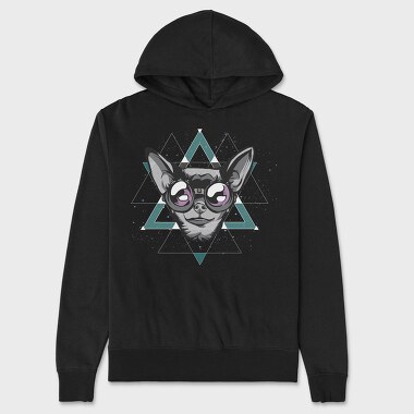 Space Chihuahua Geometry, Hanorac Oversize Barbati (Unisex)