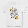 Sparkling Flowers And Circles Vintage, Tricou Barbati (Unisex)