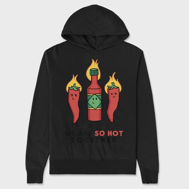 Spicy Hot Food, Hanorac Oversize Barbati (Unisex)