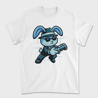 Gamer Bunny, Tricou Barbati (Unisex)
