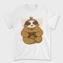 Gamer Sloth With Joystick Gaming, Tricou Barbati (Unisex)
