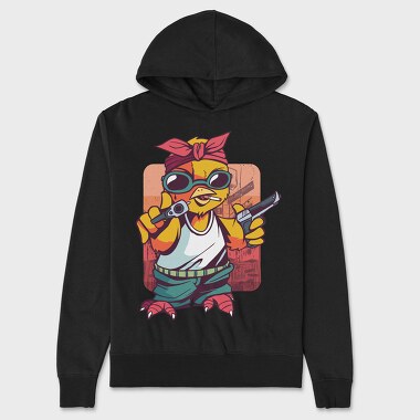 Gangster Chick Gangsta, Hanorac Oversize Barbati (Unisex)