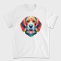 Geometric Beagle, Tricou Barbati (Unisex)