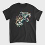 Geometric Jaguar Polygonal, Tricou Barbati (Unisex)