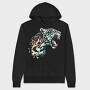 Geometric Jaguar Polygonal, Hanorac Oversize Barbati (Unisex)