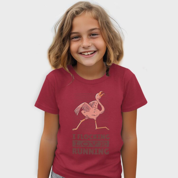 Flamingo Running, Tricou Copii