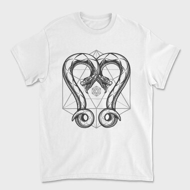 Geometric Snakes Two, Tricou Barbati (Unisex)