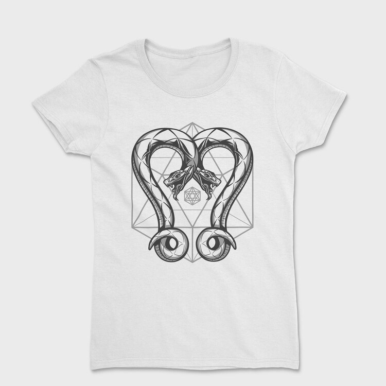 Geometric Snakes Two, Tricou Femei