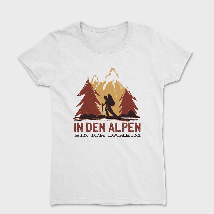 German Alpen Hiking, Tricou Femei