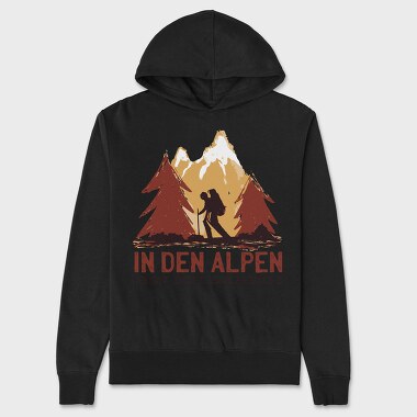 German Alpen Hiking, Hanorac Oversize Barbati (Unisex)