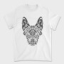 German Shepherd Dog Animal Monochrome Fade, Tricou Barbati (Unisex)
