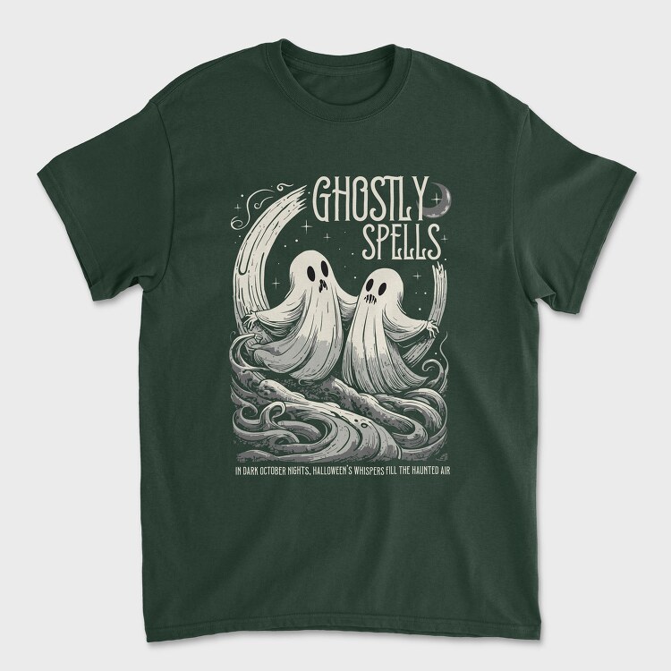 Ghostly Spells Trend, Tricou Barbati (Unisex)